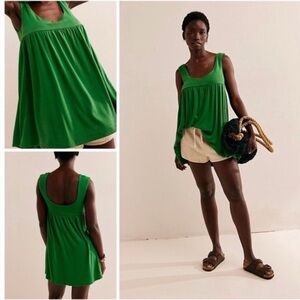 Free People Beach Mazarine green mini dress